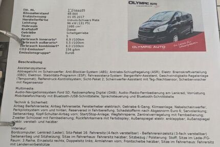 Ford Tourneo Custom 84.000 km 22.999 &euro; Büdelsdorf 24782
