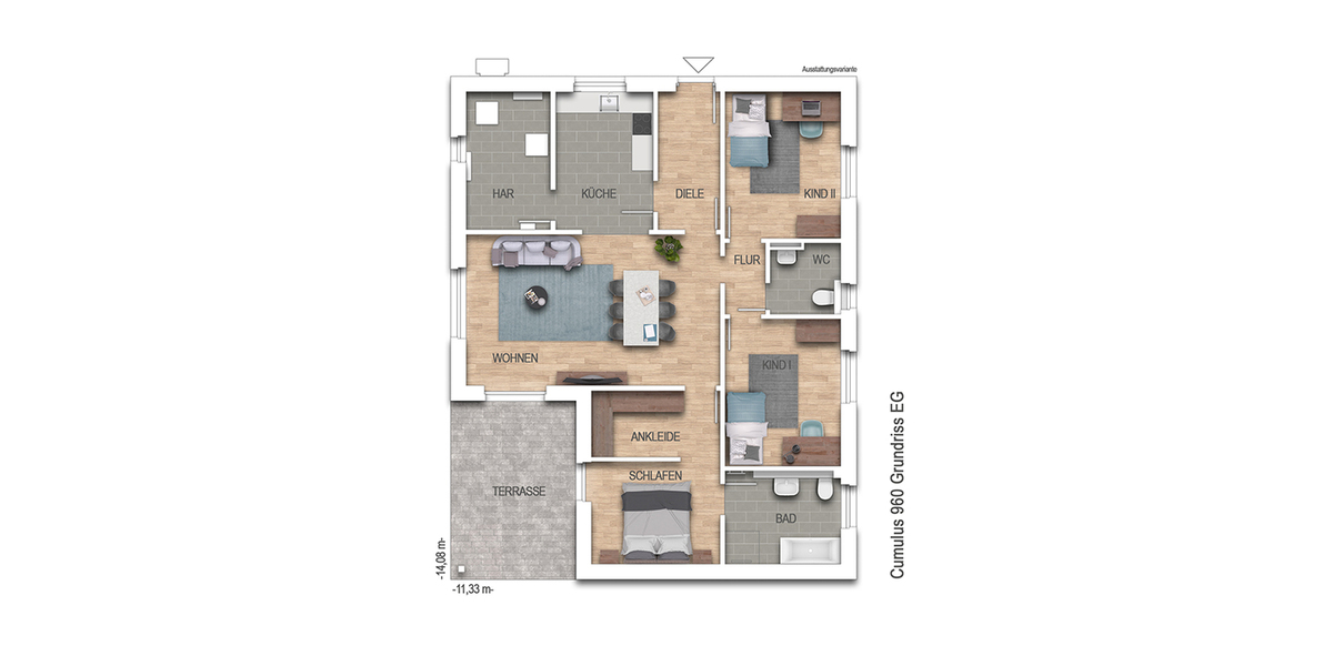 Bauen, einziehen, wohlfühlen! Haus inkl. Grundstück - Hausbau / Musterhaus Klappholz | Angebot:14523225