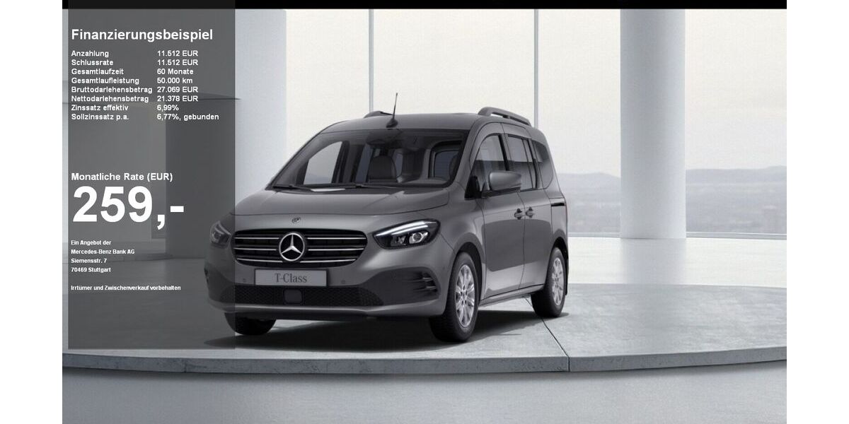 Mercedes-Benz T-Klasse 8.309 km 32.390 &euro; Rendsburg 24768